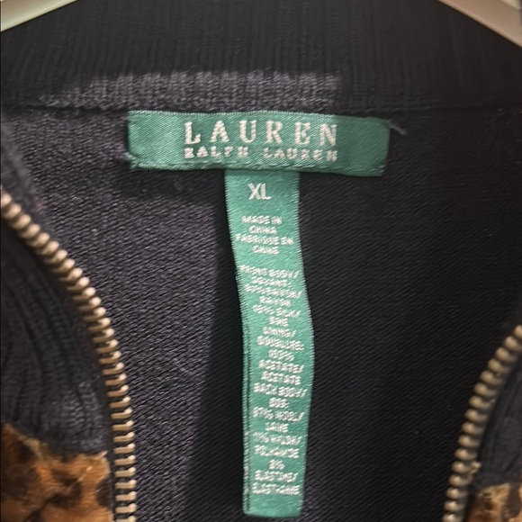 Leopard Print and Black Jacket - Picture 2 of 6